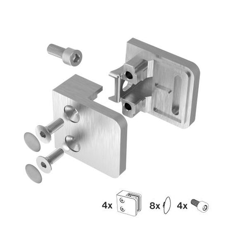 Glass clamp - set