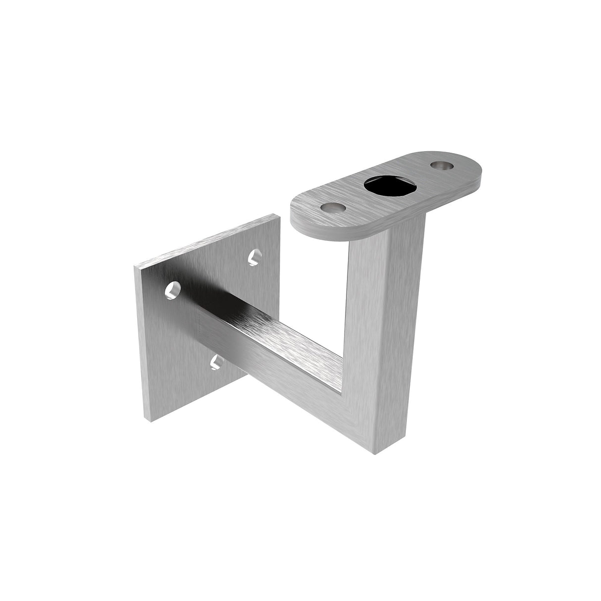 Wall-mounted handrail bracket - flange
