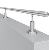 Stainless steel pole, VK-straight D42,4