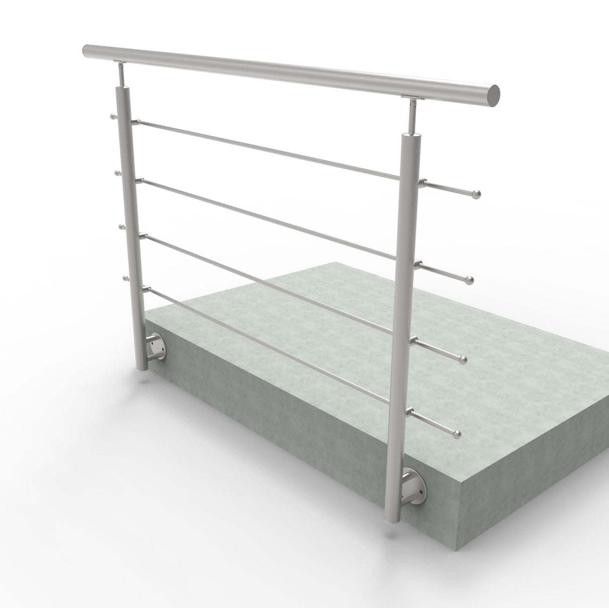 Stainless railing, AISI304, 1500x900mm, BR