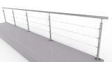 Cable railing AISI304, AISI304, D42,4/4xd5/H900/L6