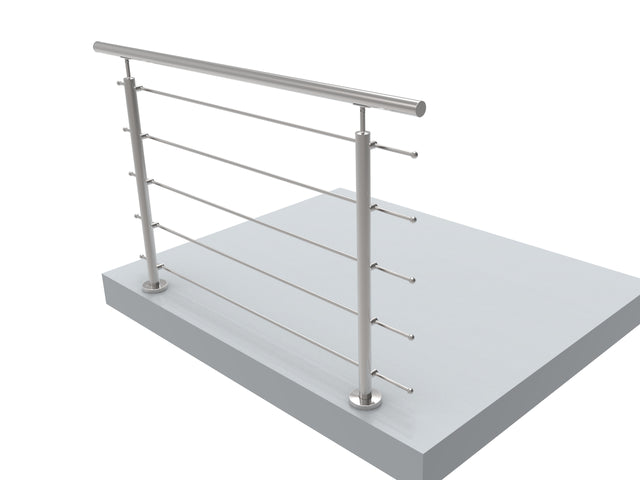 Stainless railing, AISI304, 1500x1000mm