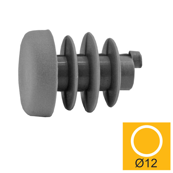 End cap PVC PVC, d12mm