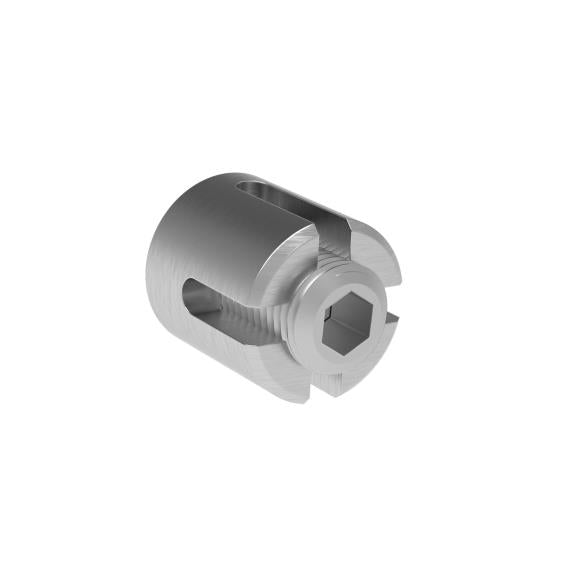 Inox cable clamp
