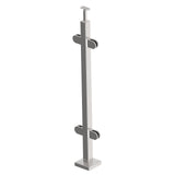 Inox pole, VK-straight AISI304, 40x40x2/4xmodel22/