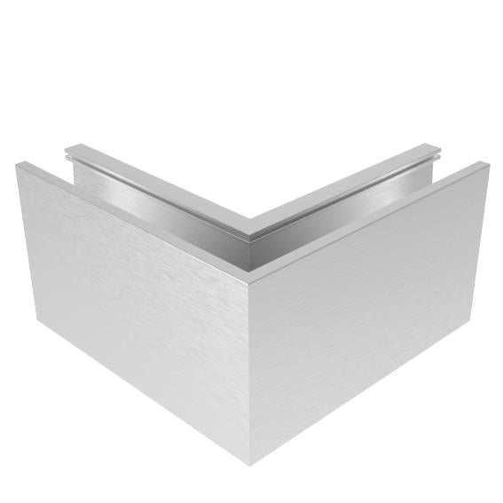 AL. profile, top mount  90° IN corner AL/ELOX/Sati