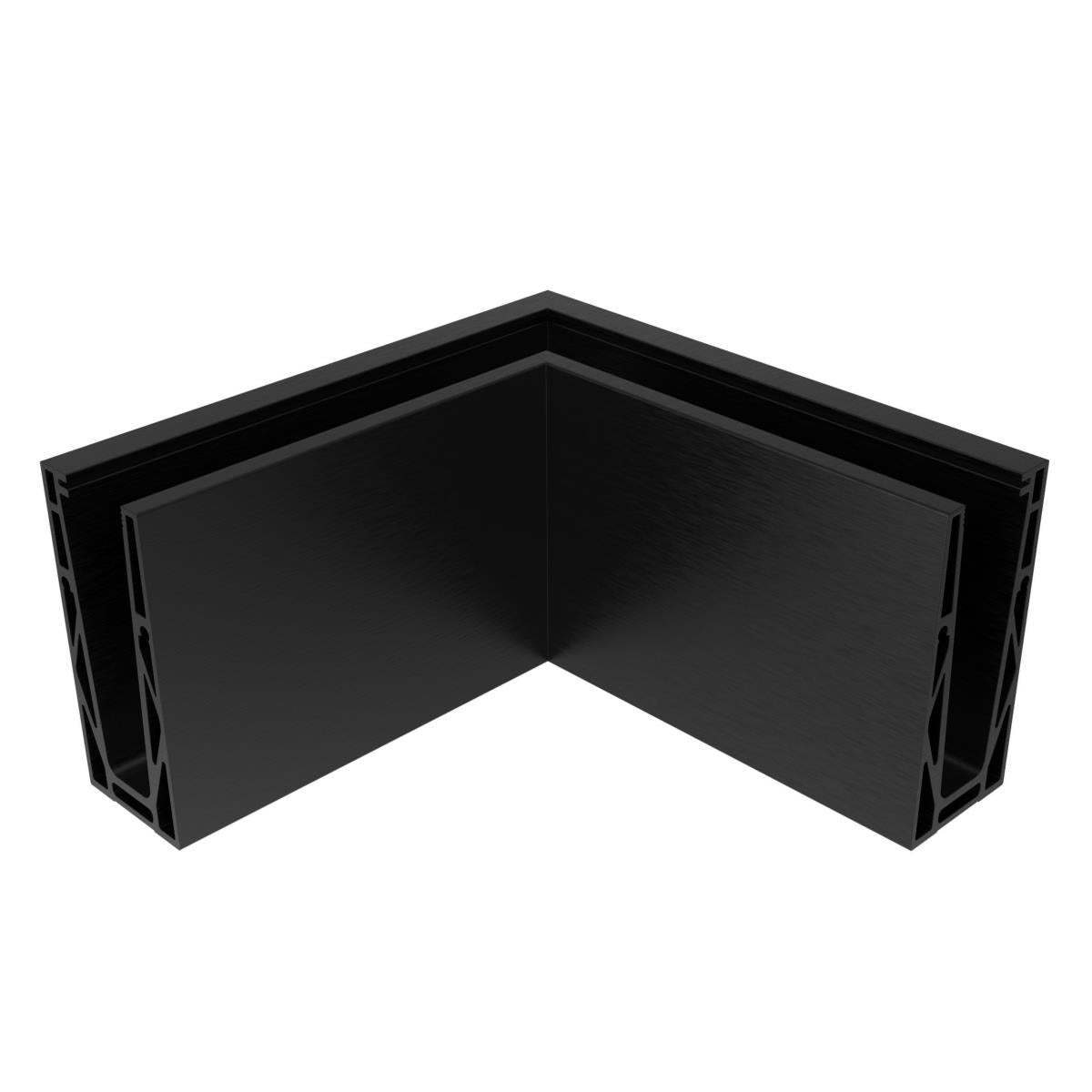 AL. profile, top mount  90° IN corner AL/ELOX/Sati