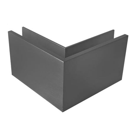 AL. profile, top mount  90° IN corner AL/ELOX/Sati
