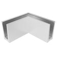 AL. profile, top mount  90° IN corner AL/ELOX/Sati