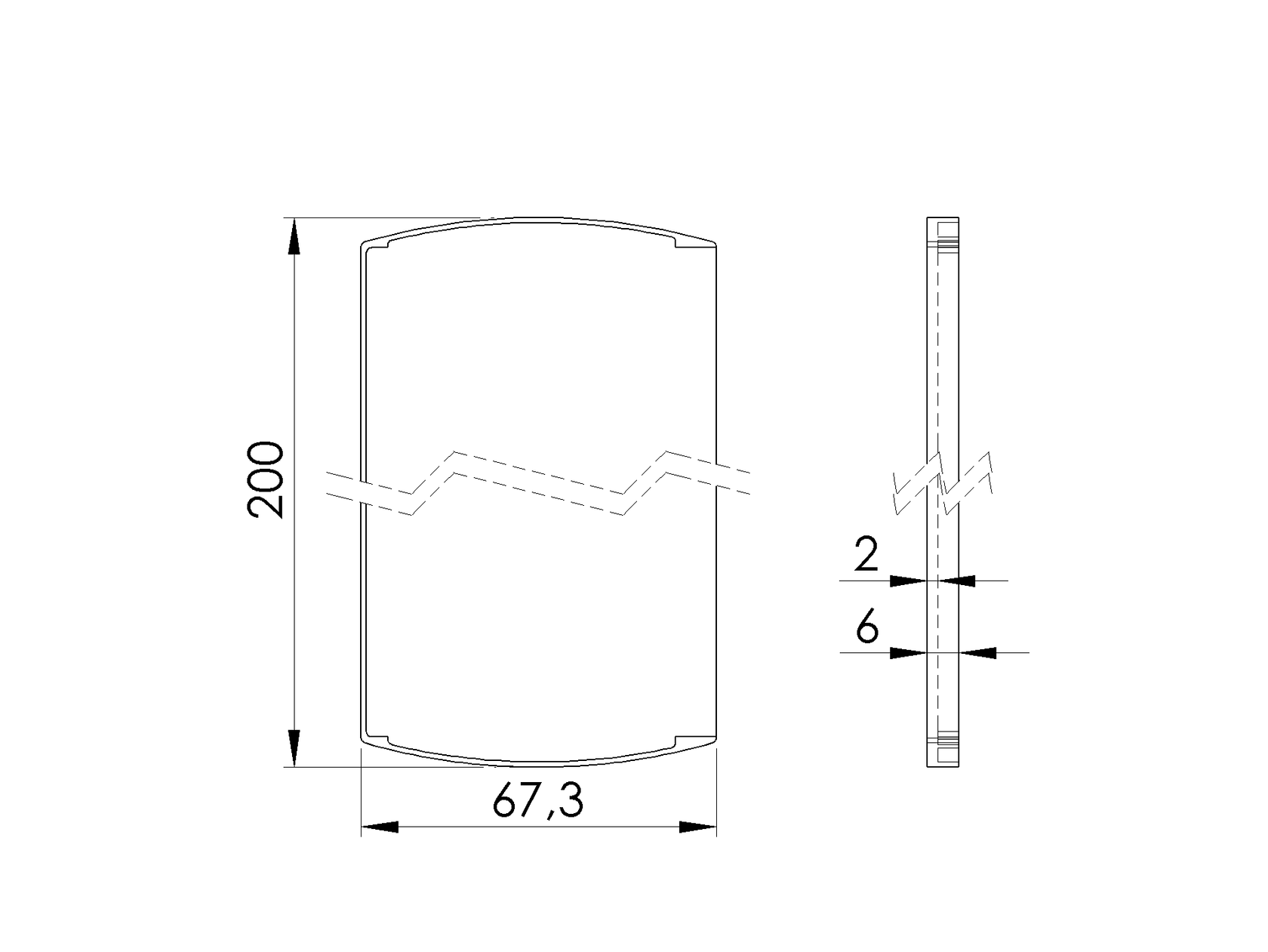 End cap for profile AL/0005-UNO-S-E for stairs