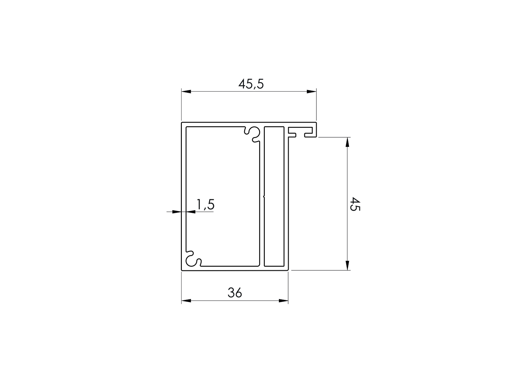 Gate profile for Design 2