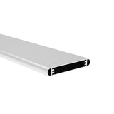 Aluminum fence slat oval 14x95-6000mm