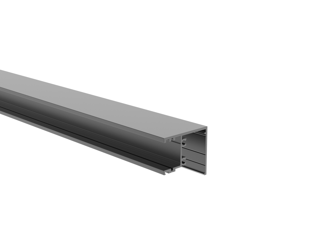 Aluminum fence adapter for panel fillings 1-8mm - 6000mm