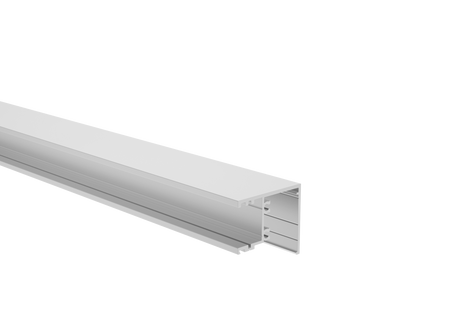 Aluminum fence adapter for panel fillings 1-8mm - 6000mm