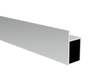 Aluminum P-profile, closed