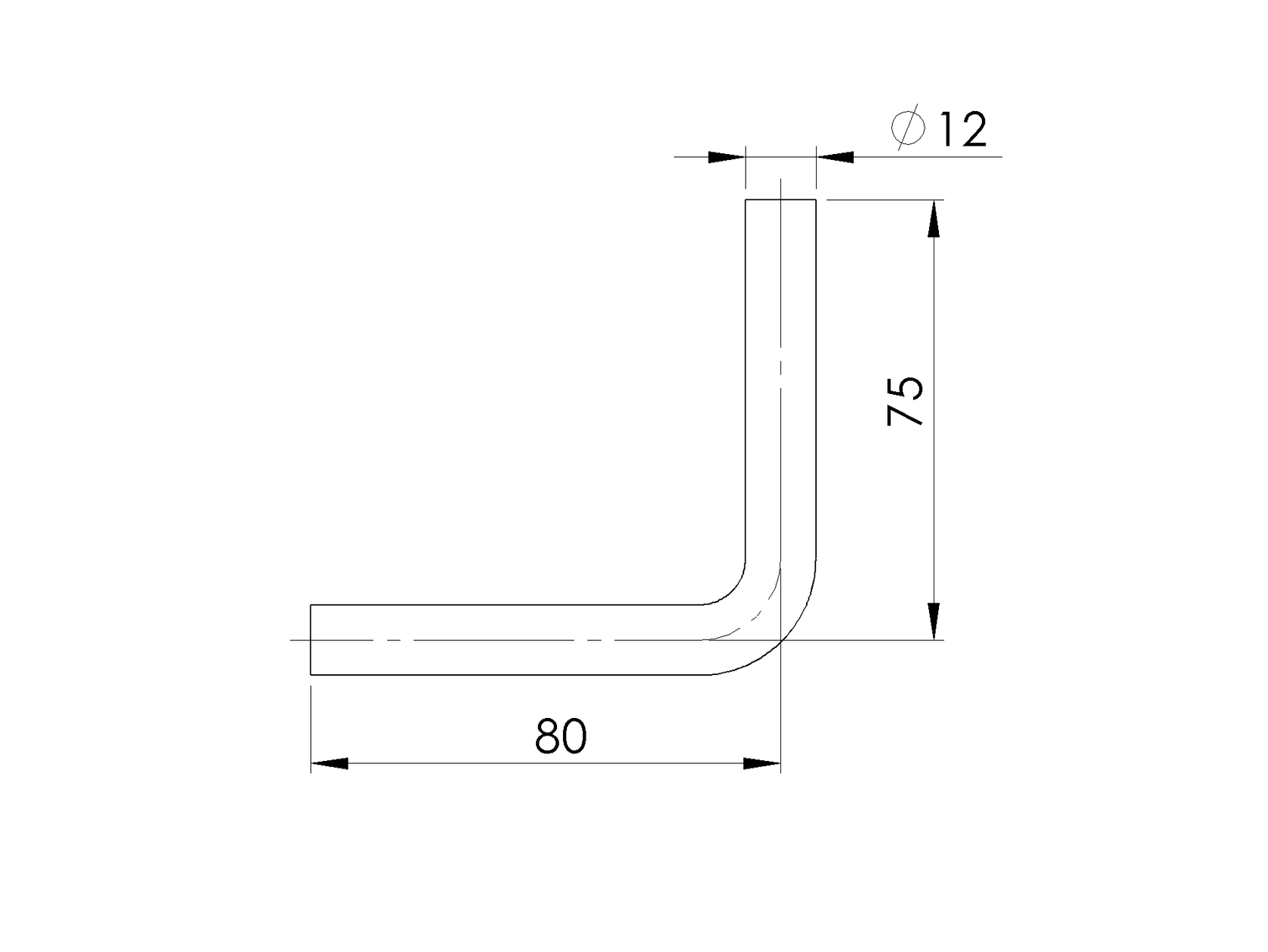 Stainless steel wall-mounted handrail bracket
