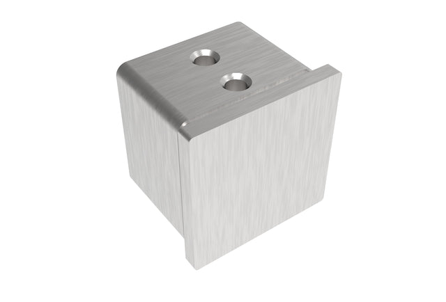 Glass clamp - end cap