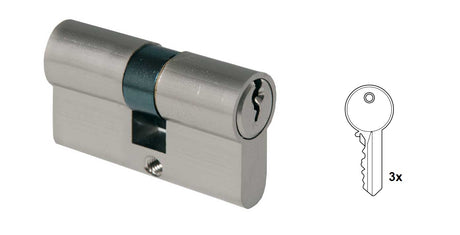Double lock cylinder 27,5/27,5mm