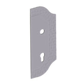 Decorative plate for gates 265x105, t3, a90, d19mm