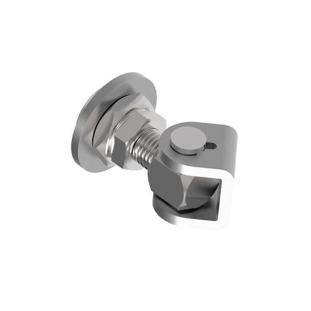 Adjustable hinge with rotary base Zn, M16