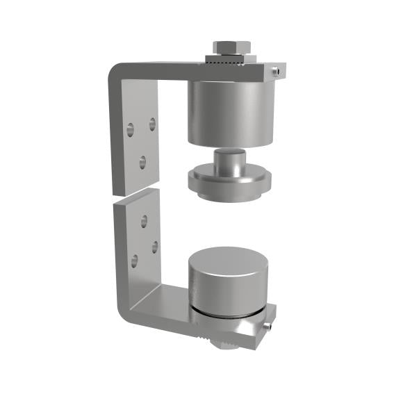 Hinge for heavy gates (top+bottom), D50