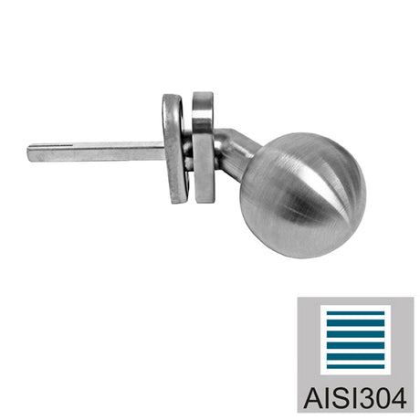 Door handle with plate,AISI 304, K320, fix