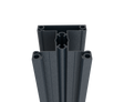 Aluminum fence post 70x70 for slat fillings - 6000mm R7016