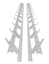 Movable aluminum system – vertical, louvered – pair (left + right)