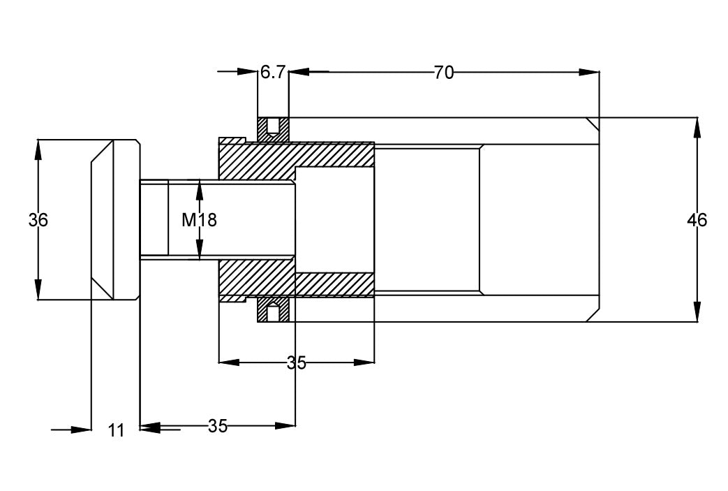 Fixed glazing - spider rotule