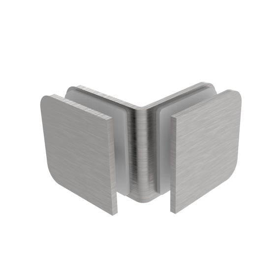 Glass clamp, AISI 304, T 8-10 mm