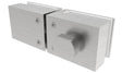 Glass door wc lock