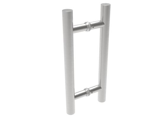 Pull handle - polished AISI304, H300/D25mm