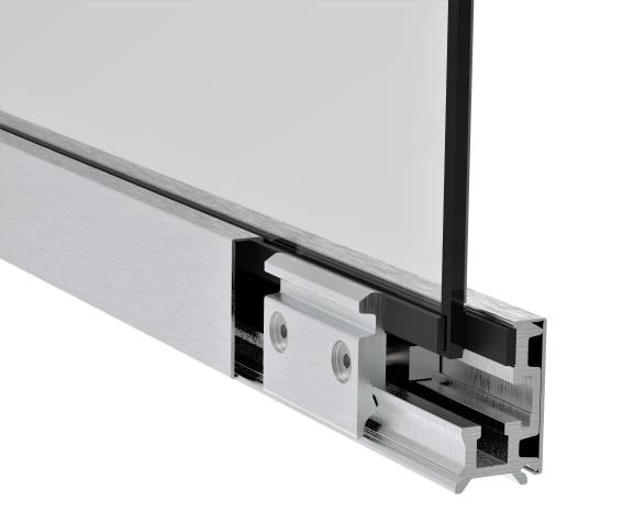 Set of the three-meter glazing profile AISI 304, K