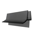 Floor "h" seal strip for glass door black