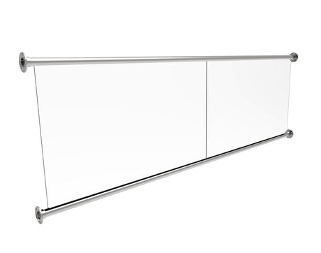 Frameless glass juliette balcony loggia