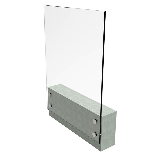 Frameless glass juliette balcony AISI304