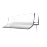 Floor "h" seal strip for glass door