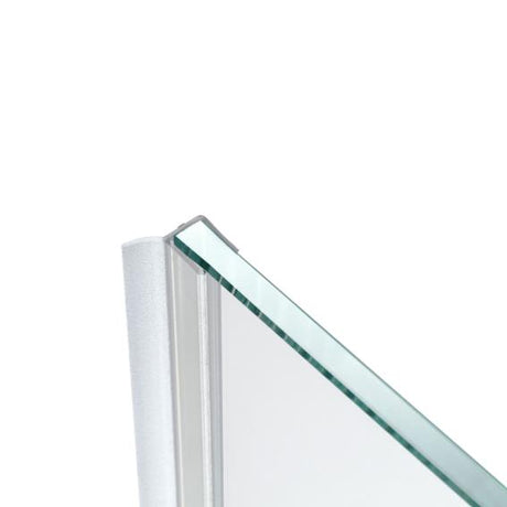 clip seal with wipe for glass door