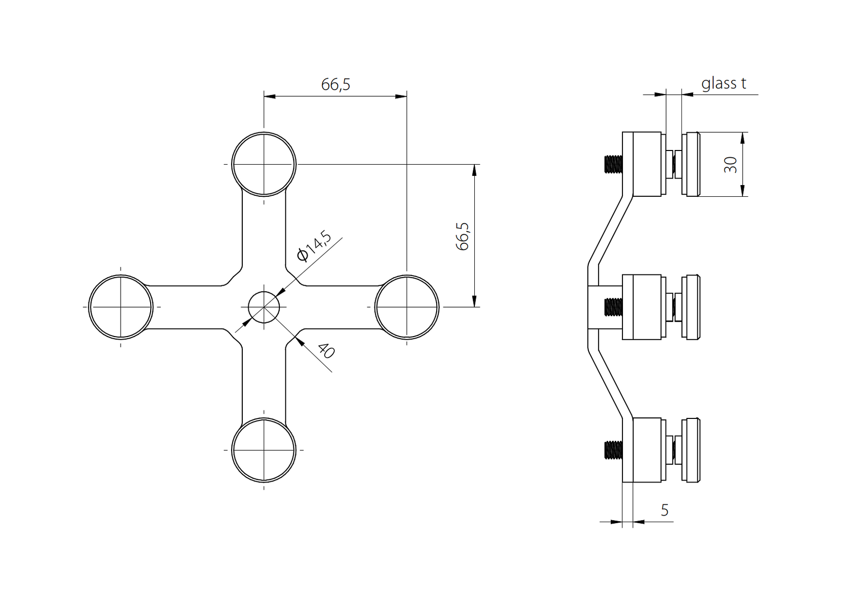 Spider (facade glass holder)