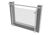 Frameless glass juliette balcony 110x75/8,76