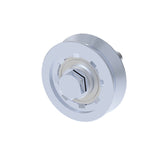 Wheel for sliding gates with V groove INOX, D80mm