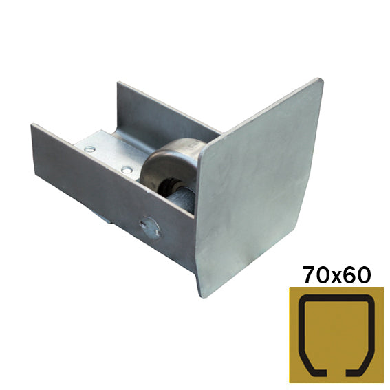 Guide wheel Zn, profile 70x60, L115mm