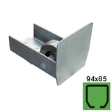 Guide wheel Zn, profile 94x85mm