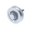 Wheel for sliding gates with U groove INOX, D80mm