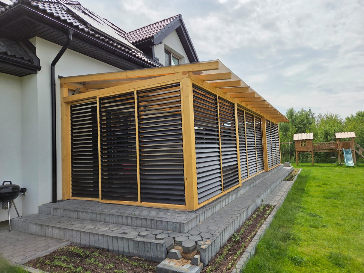 Fitting for louvers – AL rail 60 kg