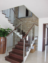 Stainless steel pole, stairs