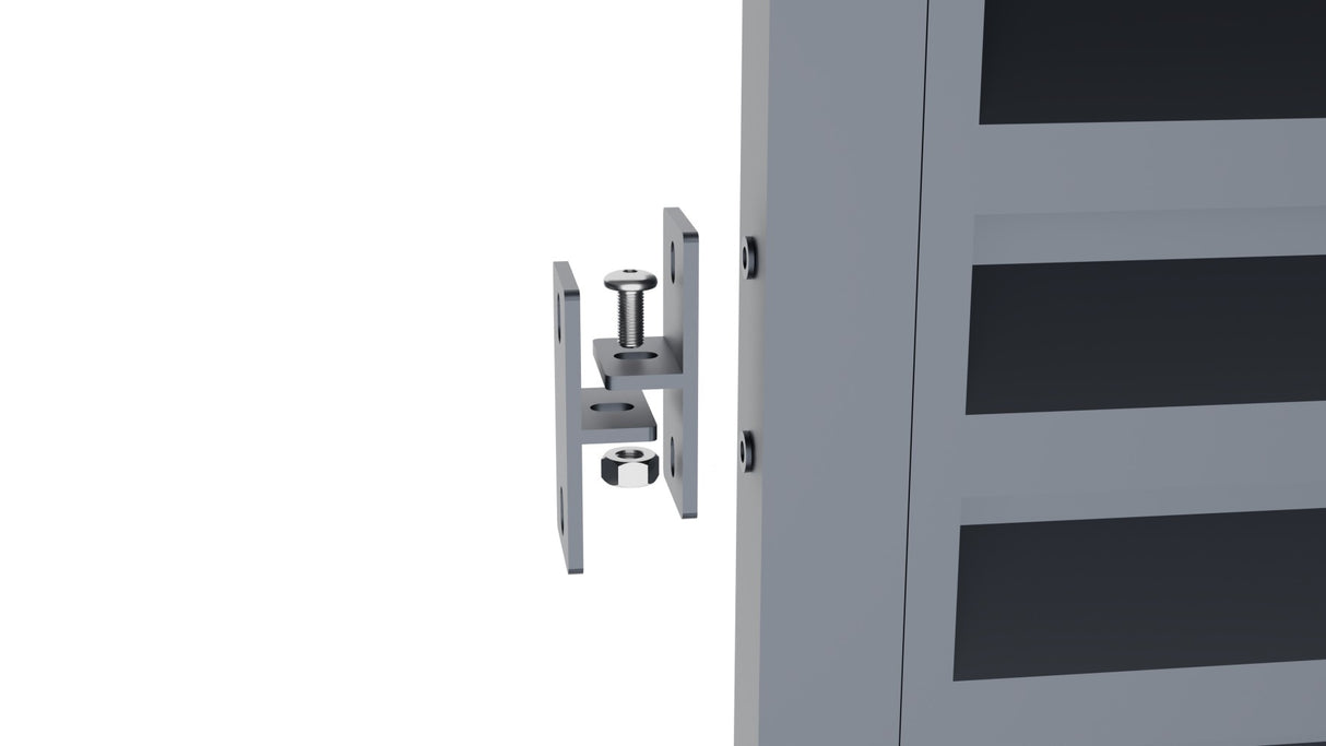 Plotové pole hliníkové 2000x1500mm lamela antr.