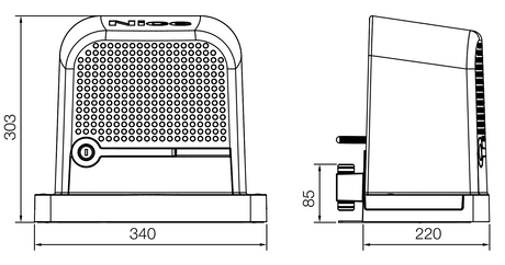 NICE gate actuator max 600kg