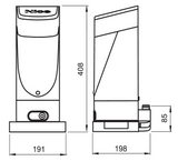 Set of propulsion for sliding gate set, max 400kg