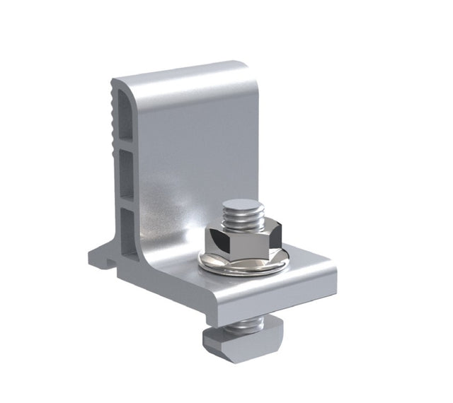 Profile fixing clamp with T-bolt